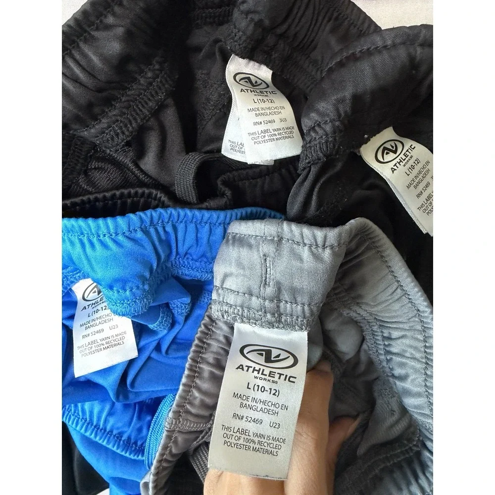 Boys Athletic Clothes Lot Size 10-12 L Adidas Old Navy BCG Shorts Shirts 9pc
